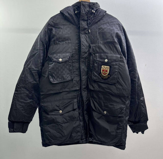 Gucci Monogram Loved Crest Puffer Jacket