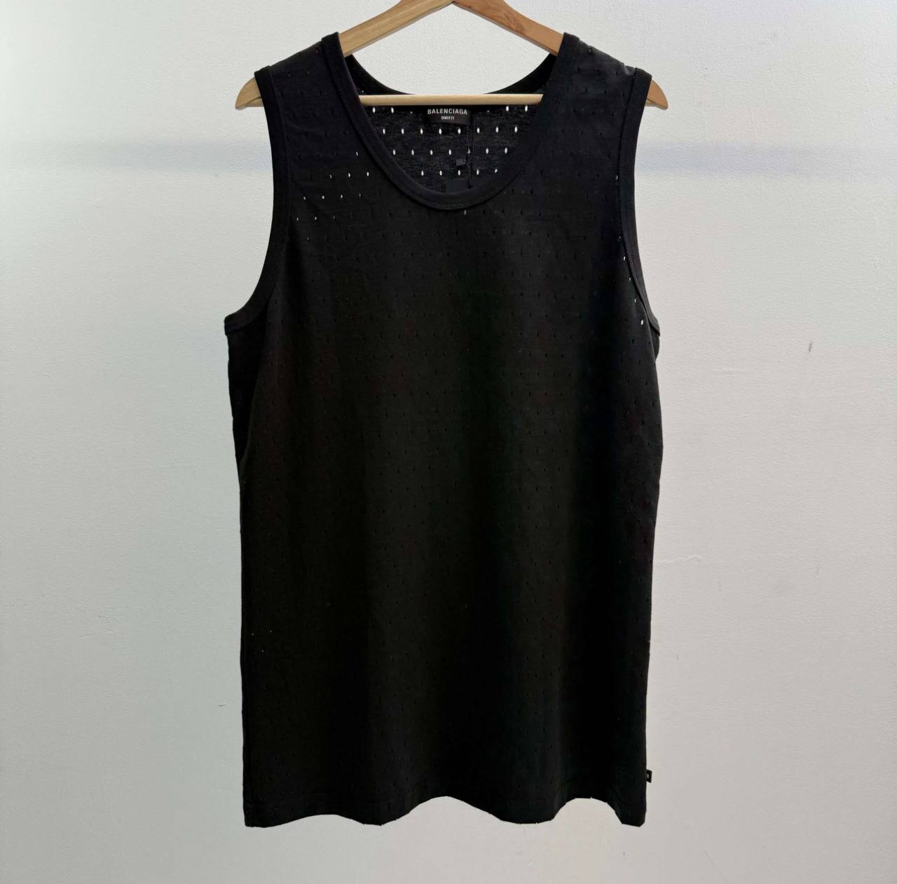 Balenciaga Perforated Tank Top