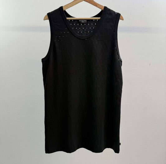 Balenciaga Perforated Tank Top