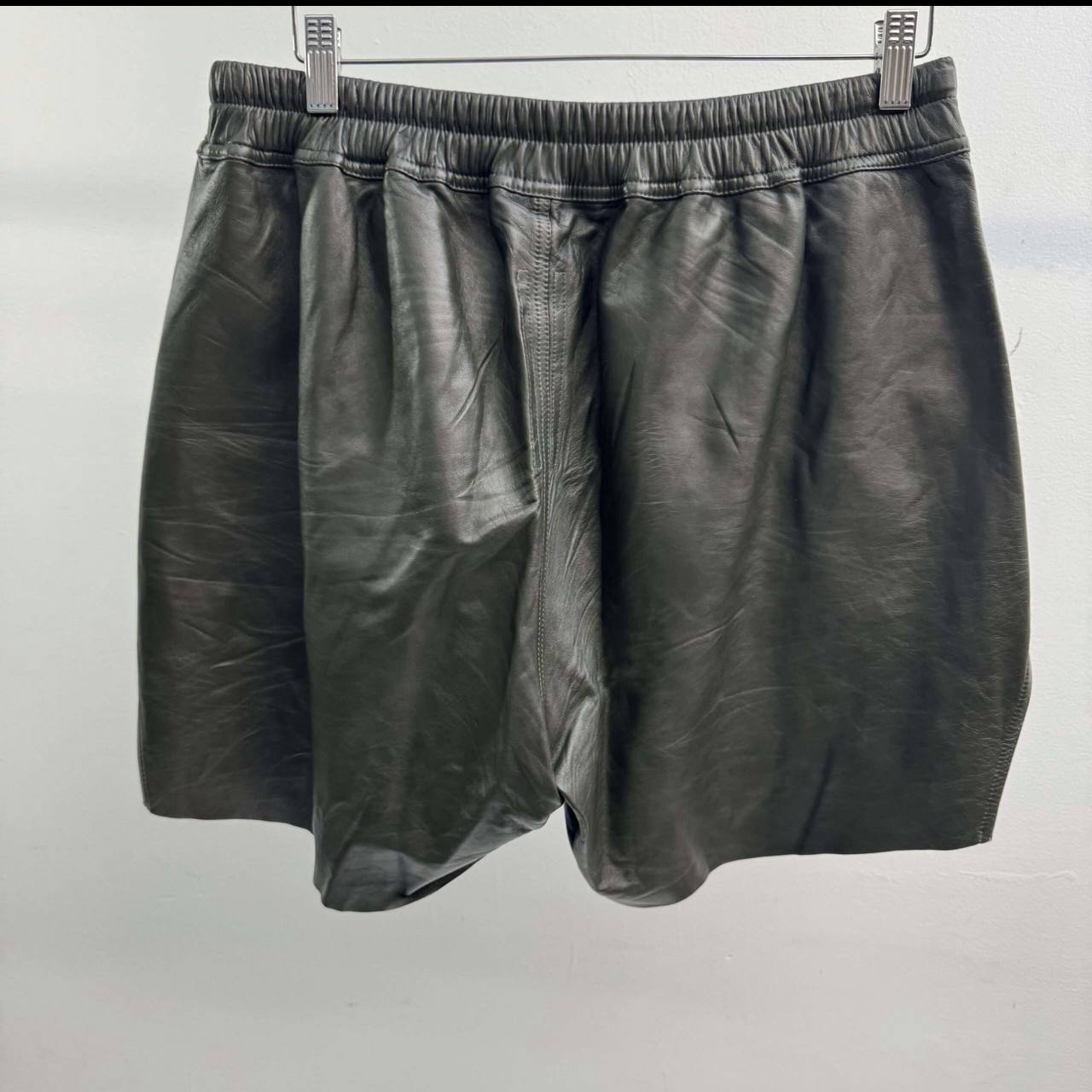 Rick Owens Leather Boxing Shorts