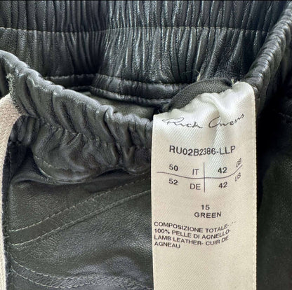 Rick Owens Leather Boxing Shorts